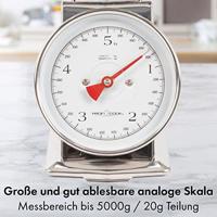 Profi Cook PC-KW 1247 Keukenweegschaal Analoog Met schaalverdeling Weegbereik (max.): 5 kg RVS - thumbnail