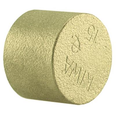 Riko Messing Soldeer Eindkap 22mm voor Sanitair en Verwarming