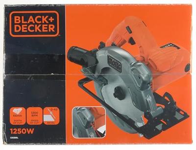 BLACK+DECKER CS1250L 1250W 190mm Cirkelzaag | 1x Zaagblad | Langsgeleider - CS1250L-QS BLACK+DECKER CS1250L 1250W 190mm Cirkelzaag | 1x Zaagblad | Langsgeleider - CS1250L-QS