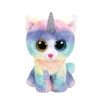 Ty Beanie boo&apos;s heather cat, 15cm - thumbnail