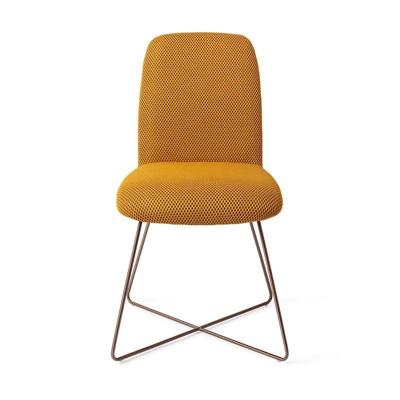 Jesper Home Eetkamerstoel 'Taiwa' Cross Rose, kleur Groovy Garam