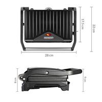 Contactgrill zwart 750W - thumbnail