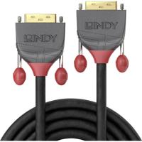LINDY 36243 25 m DVI-D Single Link kabel, Anthra Line - thumbnail
