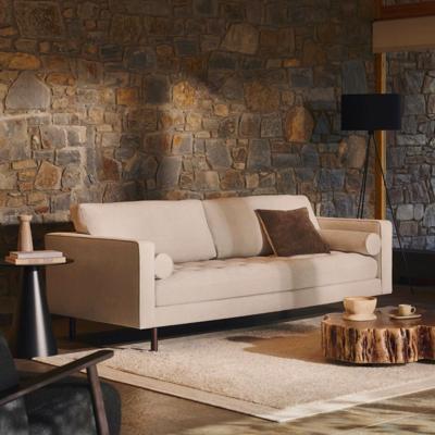 Kave Home 2-zits Bank 'Debra' Chenille, kleur Beige