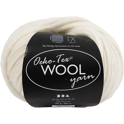 Creativ Company Wolgaren off-white, 50m