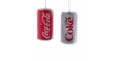 Coca-Cola Can Blow Mold 7,6 cm ASS kerstbal kerst Kurt S. Adler - Kurt s adler