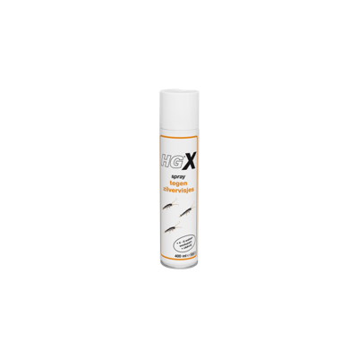 HG x spray tegen zilvervisjes 400ml