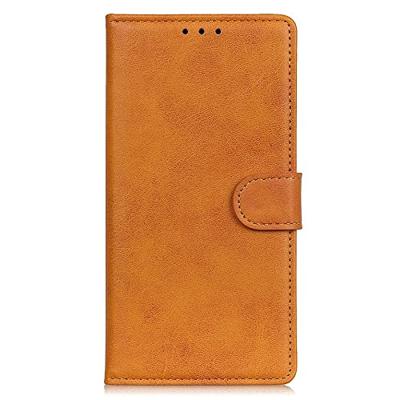 Casecentive Leren Wallet case met sluiting iPhone 13 Mini bruin