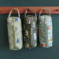 Etui voor jongens DINOS A Little Lovely Company kaki - thumbnail