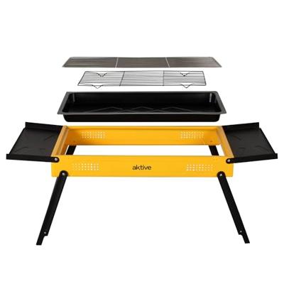 Barbecue Draagbare Aktive Staal 89 x 33 x 33 cm Geel Barbecue Draagbare Aktive Staal 89 x 33 x 33 cm Geel