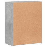 Archiefkast 60x32x77,5 cm bewerkt hout betongrijs - thumbnail