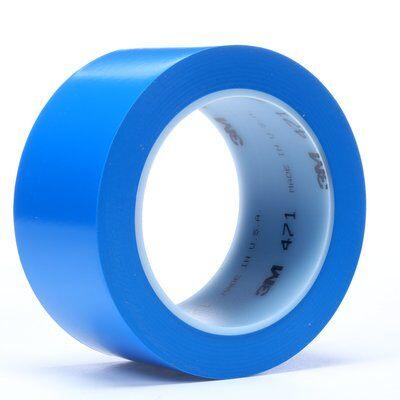 3M 471F 471BL50 PVC-plakband Blauw (l x b) 33 m x 50 mm 1 stuk(s) 3M 471F 471BL50 PVC-plakband Blauw (l x b) 33 m x 50 mm 1 stuk(s)