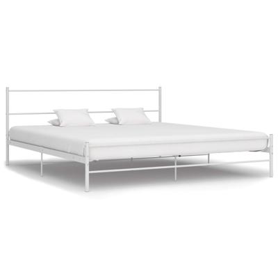 Bedframe metaal wit 180x200 cm