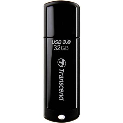 Transcend JetFlash® 700 USB-stick 32 GB Zwart TS32GJF700 USB-A 3.2 Gen 1 Transcend JetFlash® 700 USB-stick 32 GB Zwart TS32GJF700 USB-A 3.2 Gen 1