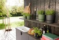 Elho Greenville bloempot 18 cm living black - thumbnail