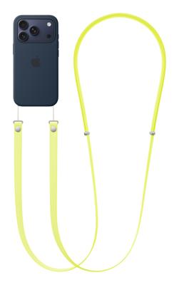 APPLE Schouderband - Neon Geel