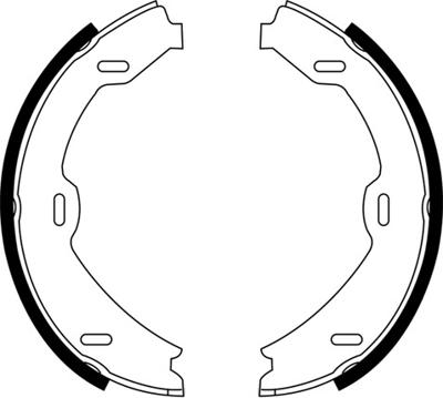Remschoenset, parkeerrem 9140