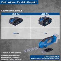Scheppach C-HTGS200-X Draadloze Grastrimmer/Heggenschaar - Set S - 2-in-1 - 20V IXES 2Ah Accu + Oplader - thumbnail