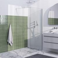 BRAUER Season inloopdouche model D helder glas 90x200 incl. glascoating Season-Chroom - thumbnail