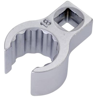 HAZET Ringsleutel · open 848Z-18 · 3/8 inch (10 mm) vierkant hol · Buitentwaalfkant profiel · SW 18 mm · Binnenvierkant 10 =