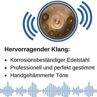 Sela SE 207 Harmony Handpan C# Kurd - thumbnail