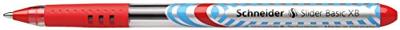 Schneider balpen Slider Basic, extra breed, rood Schneider balpen Slider Basic, extra breed, rood