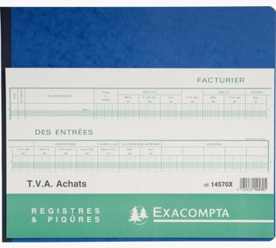 Exacompta formulieren inkoop met BTW, ft 27 x 32 cm, Franstalig