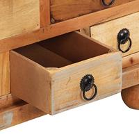 Salontafel 70x70x38 cm gerecycled hout - thumbnail