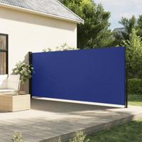 VidaXL Windscherm uittrekbaar 160x300 cm blauw - thumbnail