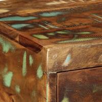 Tv-meubel wandmontage 100x30x19 cm massief gerecycled hout - thumbnail