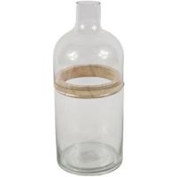 Vaas glas transparant 28,7 cm 3 delig | 9 stuks - thumbnail