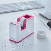 Leitz Plakbanddispenser WOW 5364 Wit, Pink Rolbreedte (max.): 19 mm Rollengte (max.) 33 m - thumbnail