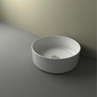 Opbouw Waskom BWS Loop Rond 40x14,5 cm Glanzend Wit - thumbnail
