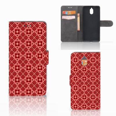 Nokia 3.1 (2018) | Telefoon Hoesje | Batik Rood Nokia 3.1 (2018) | Telefoon Hoesje | Batik Rood