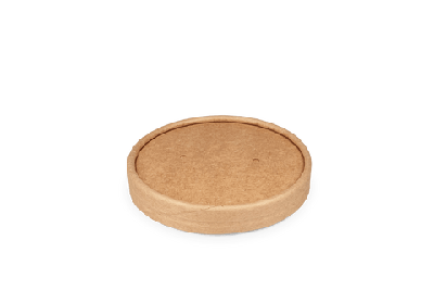 Deksel soepbeker 450ml Ø98mm kraft Deksel soepbeker 450ml Ø98mm kraft