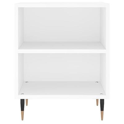 Nachtkastjes 2 st 40x30x50 cm bewerkt hout wit