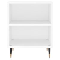 Nachtkastjes 2 st 40x30x50 cm bewerkt hout wit - thumbnail