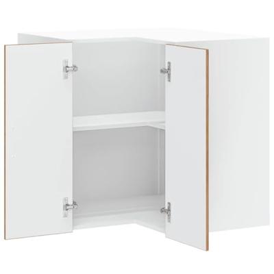 Keuken hoekkast "Porto" bewerkt hout oud houtkleurig