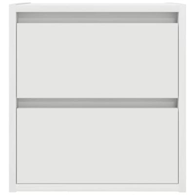 Nachtkastjes wandgemonteerd 2 st 38x34x40 cm wit