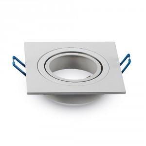 V-Tac Inbouw spot verstelbaar 50mm vierkant wit 5013354
