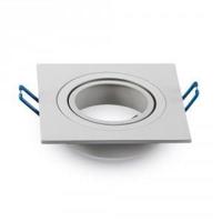 V-Tac Inbouw spot verstelbaar 50mm vierkant wit 5013354 - thumbnail