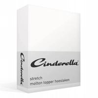 Cinderella topper stretch molton 140x200 white - thumbnail