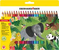Eberhard Faber Driekantige Jumbo Kleurpotloden 24 Stuks - thumbnail