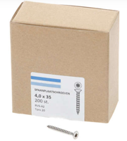 Hoenderdaal Spaanplaatschroef Rvs-A2 Pk Torx TX20 4.0X35 | 200 stuks - 0206.30.25403 - thumbnail