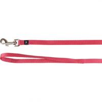 Hondenriem Ziggi 130cm Kersenrood 130 cm x 25 mm Flamingo Rood - thumbnail