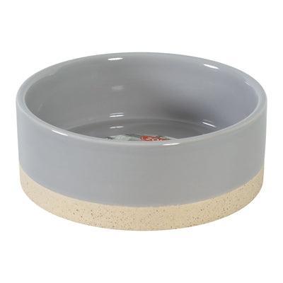 Zolux olaria voerbak keramiek grijs