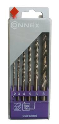 Connex Set Cobaltboren 2-8Mm 6Dlg Lila - COX970506