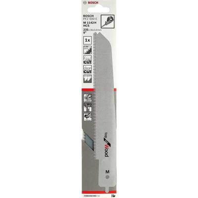 Bosch Accessories 2608650065 Reciprozaagblad M 1142 H Top for Wood, voor PFZ 500 E Zaagbladlengte 235 mm 1 stuk(s)