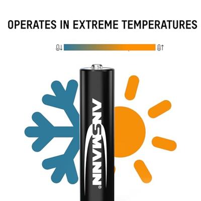 Ansmann lithium batterij micro aaa / fr03 10er kartonnen doo