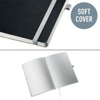 Leitz 44531094 Notitieboek Blanco Satijn-zwart Aantal paginas: 80 DIN A5 - thumbnail
